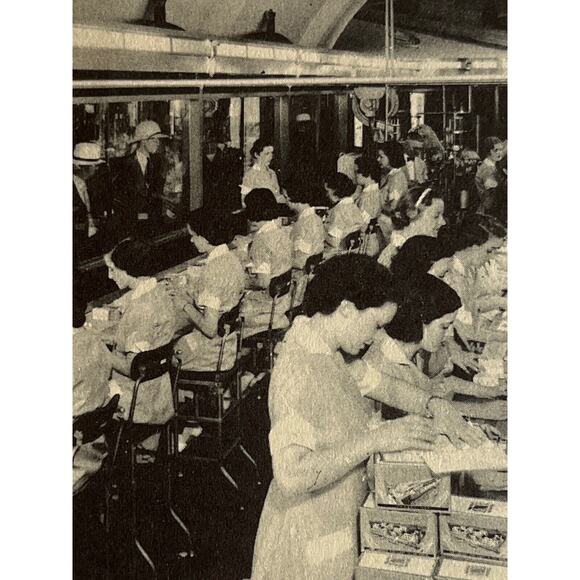 Vtg Litho Postcard '34 Ephemera Century Of Progress Exhibit Worlds Fair Bottling - Picture 1 of 6